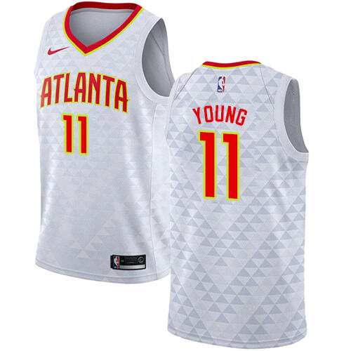 ATL #11 T. Young Elite 2024 Icon NBA Jersey - White Swingman