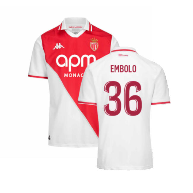 Monaco 2024-2025 Home - Authentic Fan Edition - Football Shirt