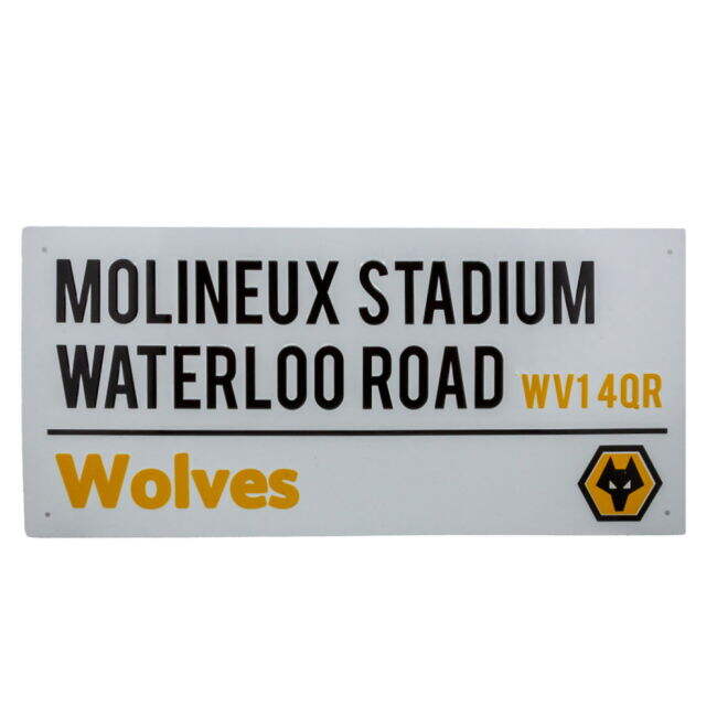 Men's Wolverhampton Wanderers FC White Street Sign