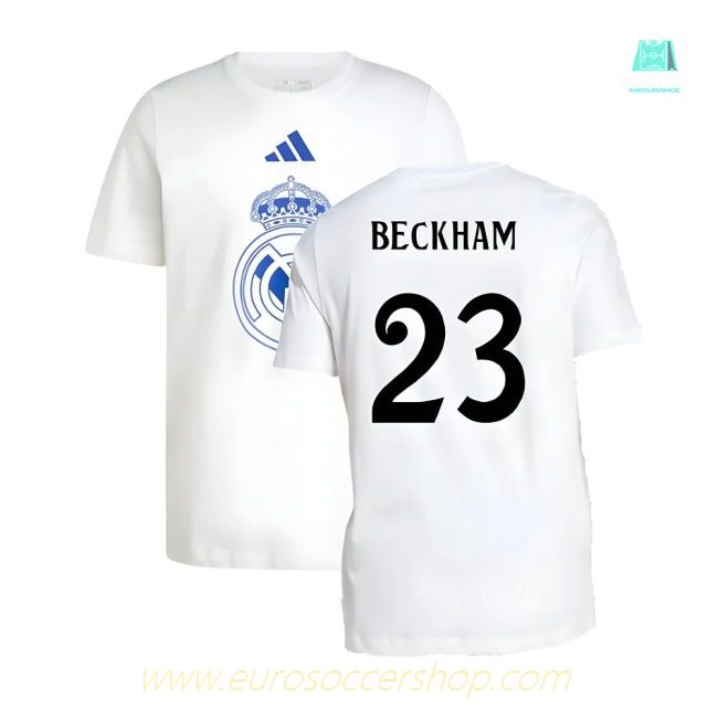 2024-2025 Real Madrid DNA Graphic Tee (White) (Beckham 23)
