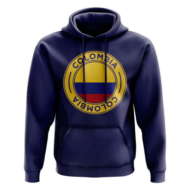 Colombia Football Badge Hoodie (Navy)