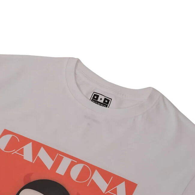 Classic Manchester Reds Retro Cantona T-Shirt (White) for Game Day