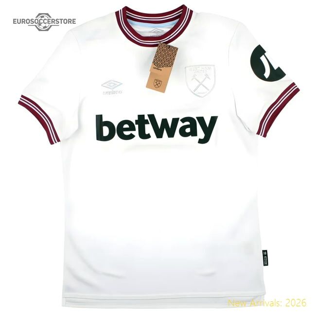 Authentic 2023-2024 West Ham United Away Shirt - Premium Quality Baby