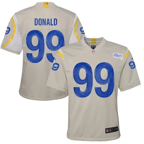 Los Angeles Rams Aaron Donald Game Jersey - Cream | NFL Player Jersey