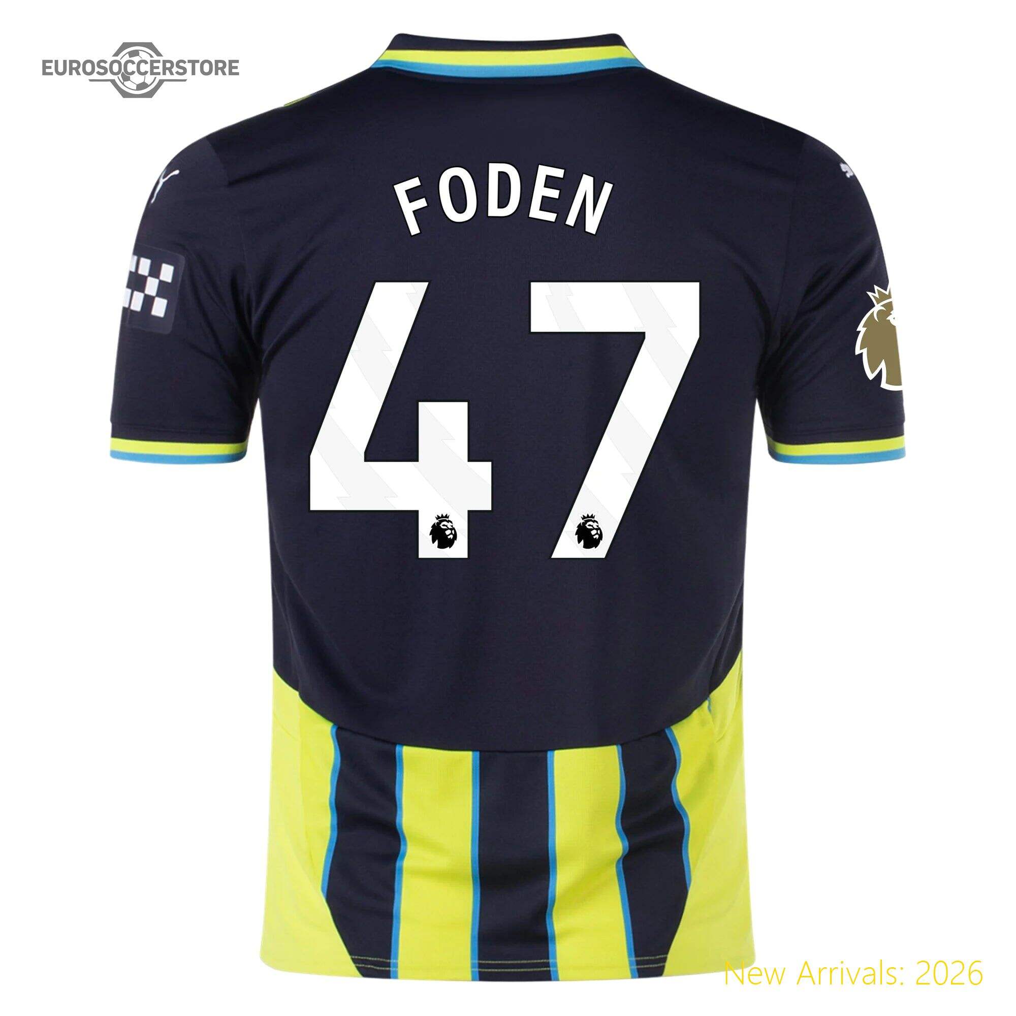 Club Approved Kids Authentic Mci Midfield Maestro Away Jersey 2023