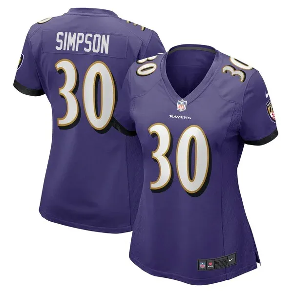Performance Baltimore Ravens Game Jersey - Premium Purple NFL Fan J...