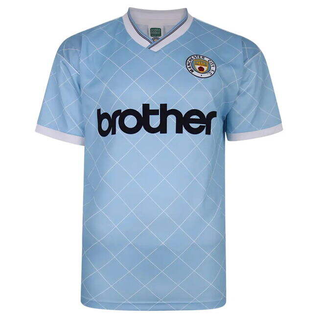 Manchester City 1988 Retro Football Shirt (KOMPANY 4) | Lightweight