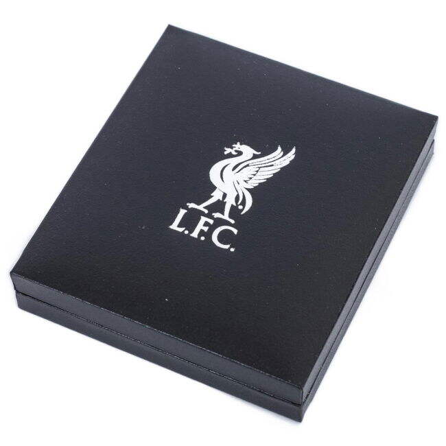 Men's Liverpool FC 18ct Gold Plated on Silver Crest Pendant & Chain