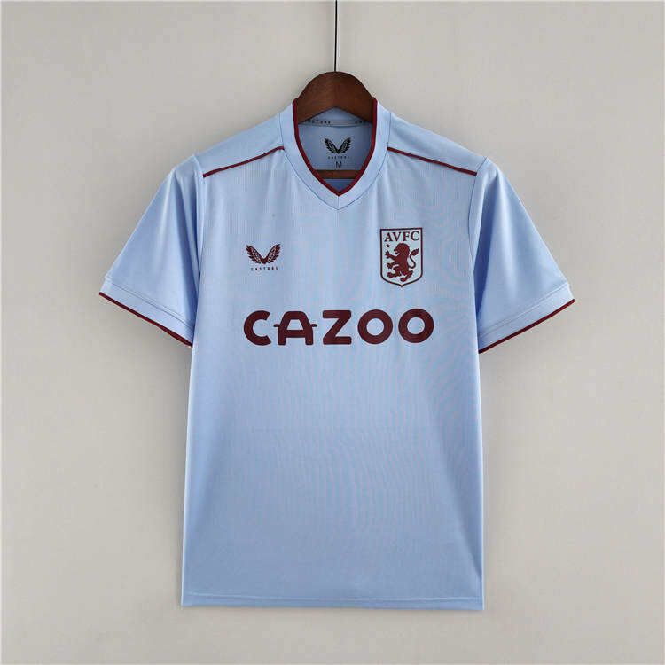 Aston Villa 2223 Away Soccer Jersey Blue Football Shirt - Official