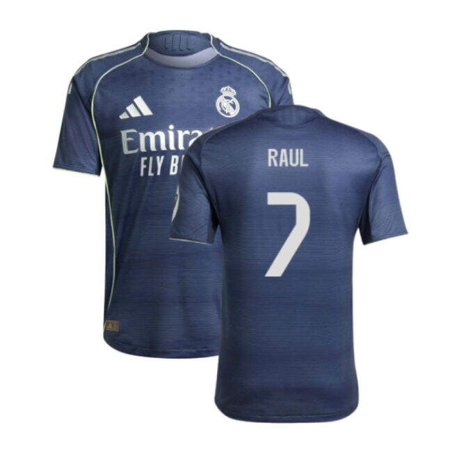 2025-2026 Real Madrid Away Football Shirt (Raul 7) Quick Dry