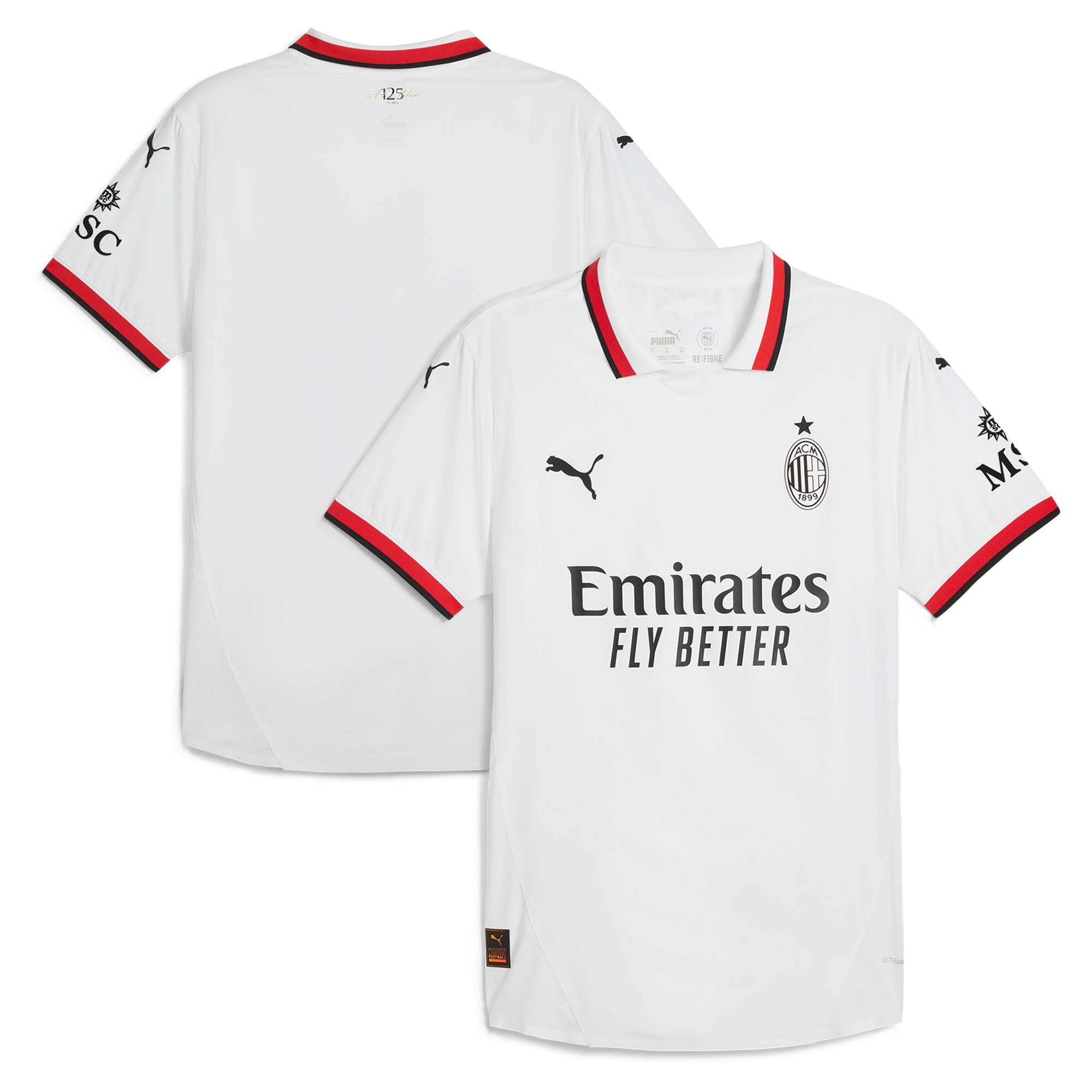 AC Milan Men's 2024 Durable Authentic - Official Merchandise - Don't