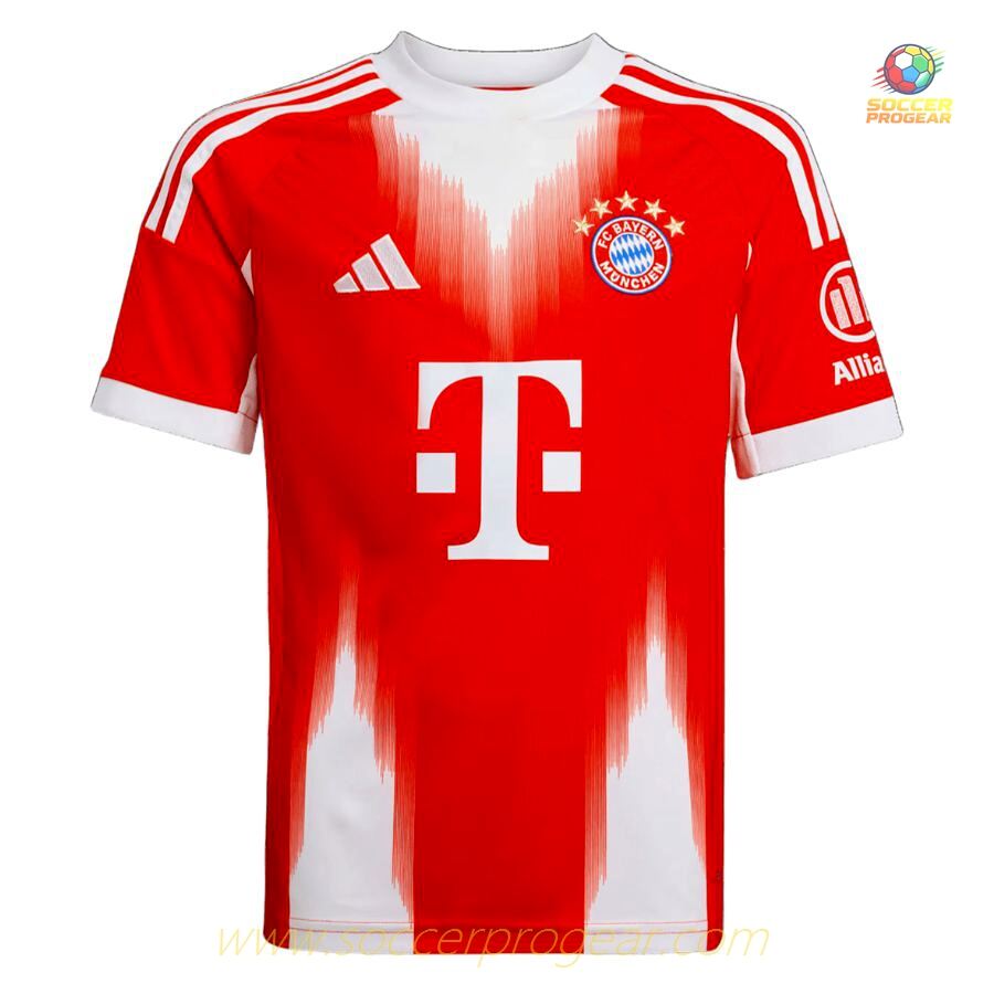 Team Soccer Football Shirt Children Bayern Munich Home 2025-2026 Season