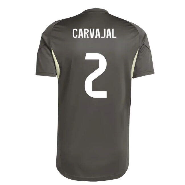 2025-2026 Real Madrid Training Jersey (Utility Grey) (Carvajal 2) -...