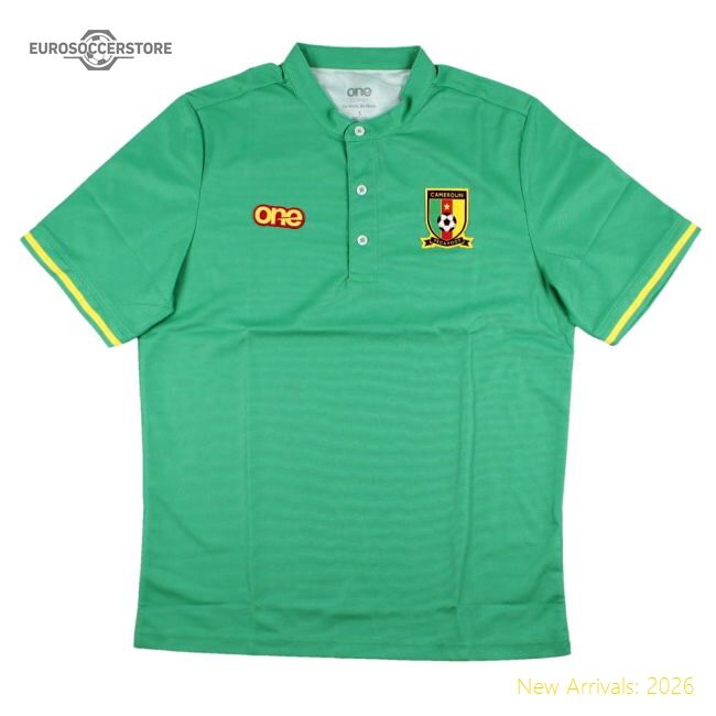 Cameroon Mens 20222023 Regular Shirt  Pro Retro Climalite