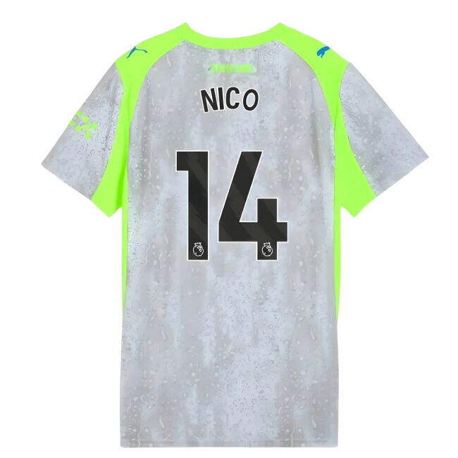 Womens Nico 14 Professional Man City 2025-2026 Third Uniform