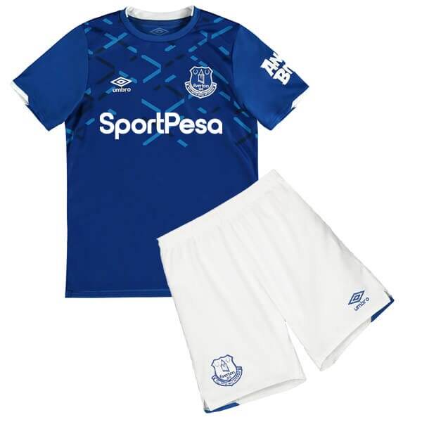 Kids Everton Home 2019-20 Soccer Kits ShirtShorts - Official Replica