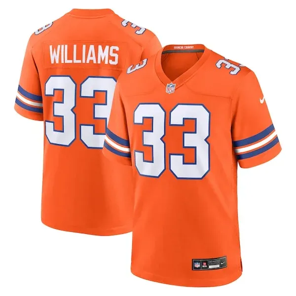 Performance None Game Jersey - Premium Orange NFL Fan Jersey | Game...
