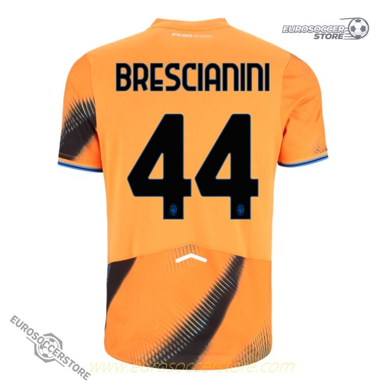 Atalanta's Third BRESCIANINI 44 Jersey for the 25-26 season.