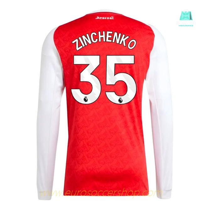 2025-2026 Arsenal Long Sleeve Home Shirt (Zinchenko 35)