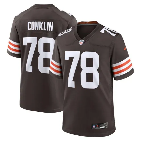 Performance None Game Jersey - Premium Brown NFL Fan Jersey | Game ...