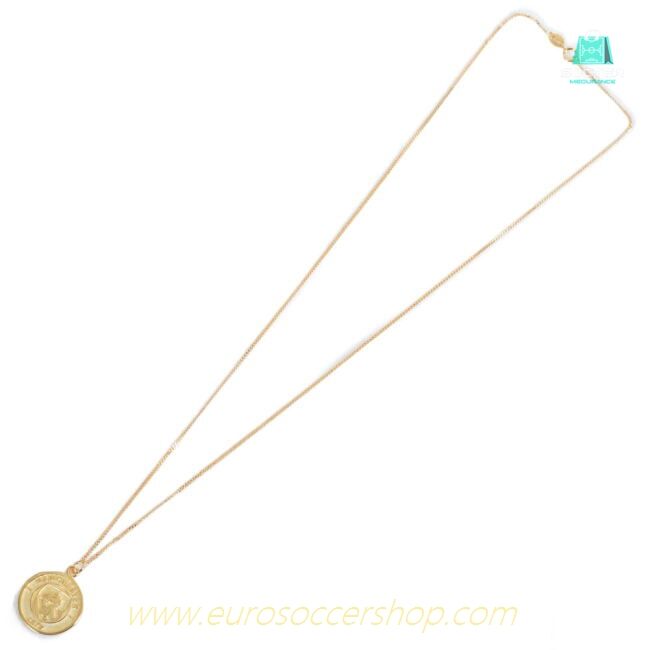Manchester City FC 18ct Gold Plated on Silver Pendant & Chain