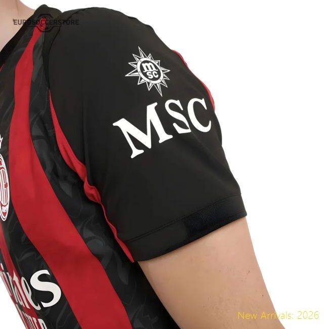 Exceptional 2025-2026 Ac Milan Authentic Home Shirt - Official Design