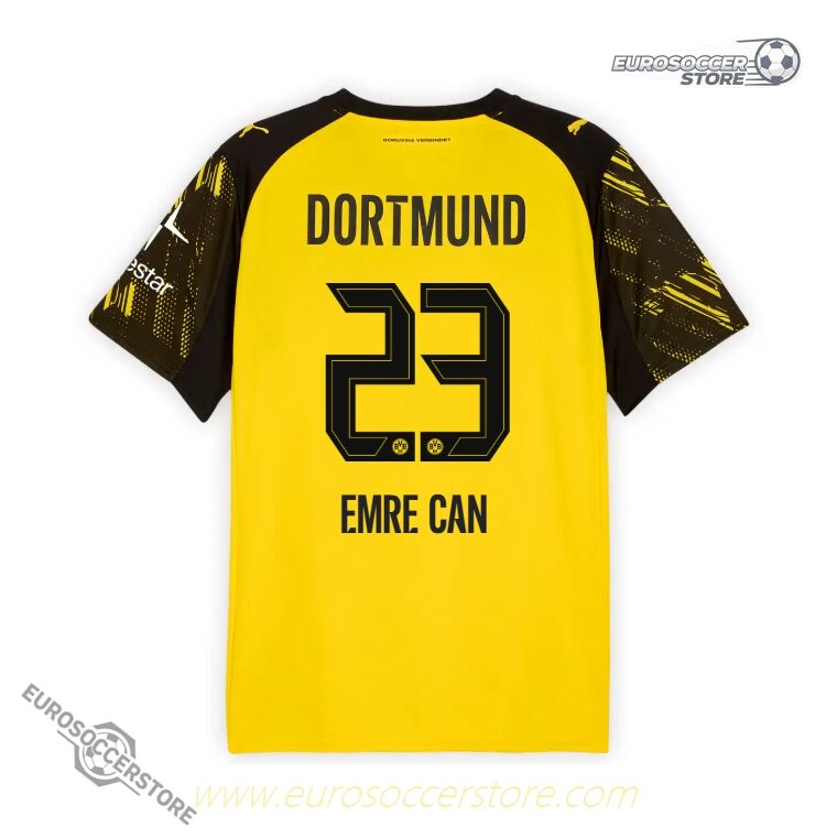 Borussia Dortmund 25-26 Season Home Jersey for EMRE CAN with Number 23