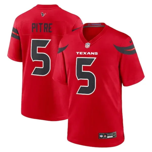 None Jalen Pitre Game Jersey - Red | NFL Player Jersey | NFL Football