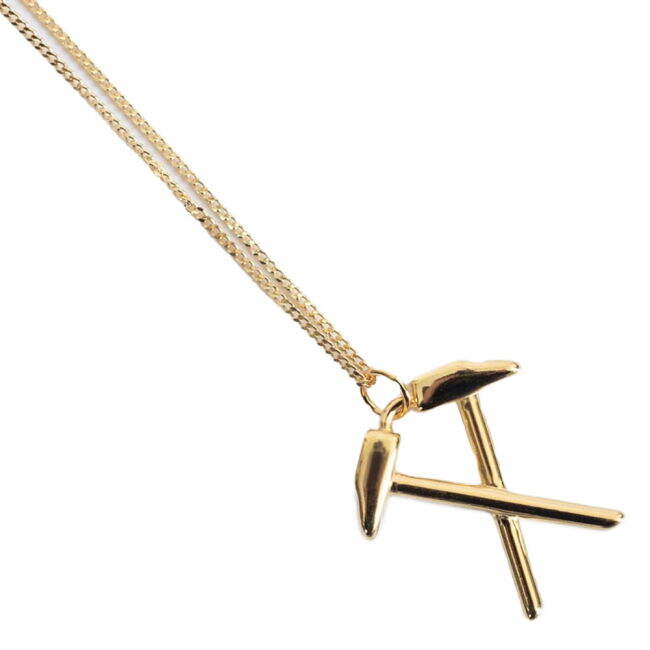 West Ham Authorized West Ham United FC 18ct Gold Plated on Silver P...