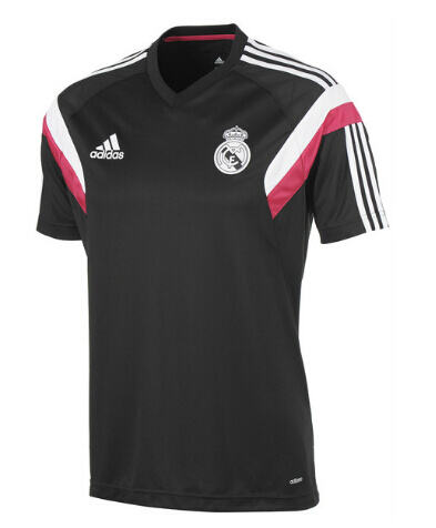 Real Madrid 1415 Training Shirt Black - Official Replica 24353