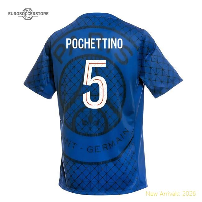 Fan-Favorite 2025-2026 Psg Academy Pro Home Pre Match Shirt (Royal) (Pochettino