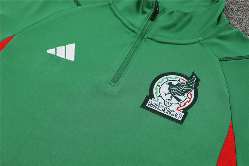 Professional Grade 2023 MEXICO GREEN TRAINING TRACKSUIT
