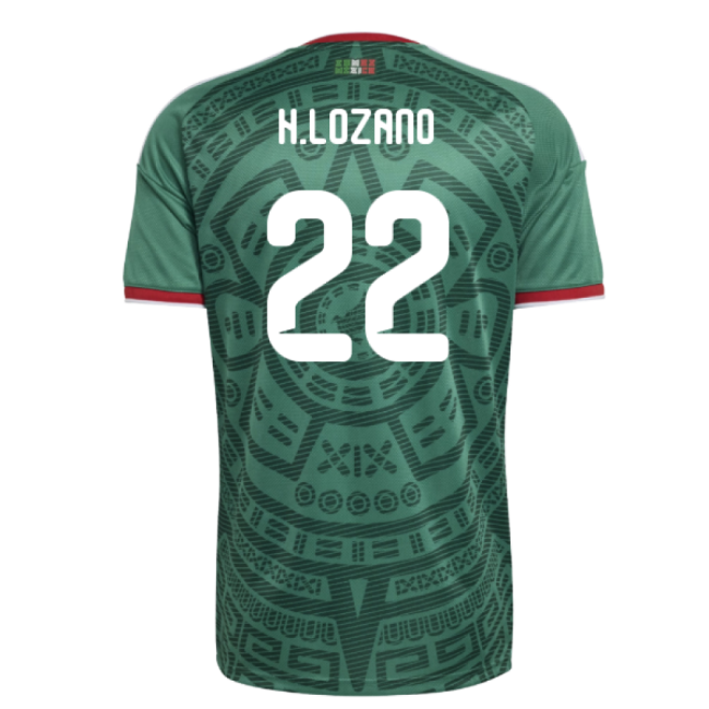 Match Worn Style Mexico Elite Design Home Player Jersey