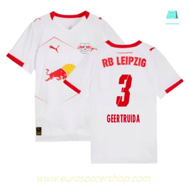 2025-2026 Red Bull Leipzig Home Shirt (Kids) (Geertruida 3)