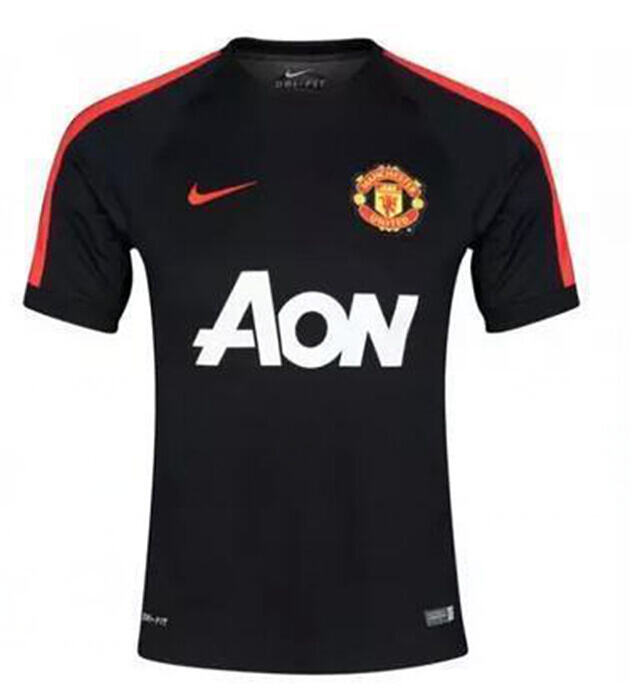 Manchester United 1415 Training Shirt Black - Official Replica 22009