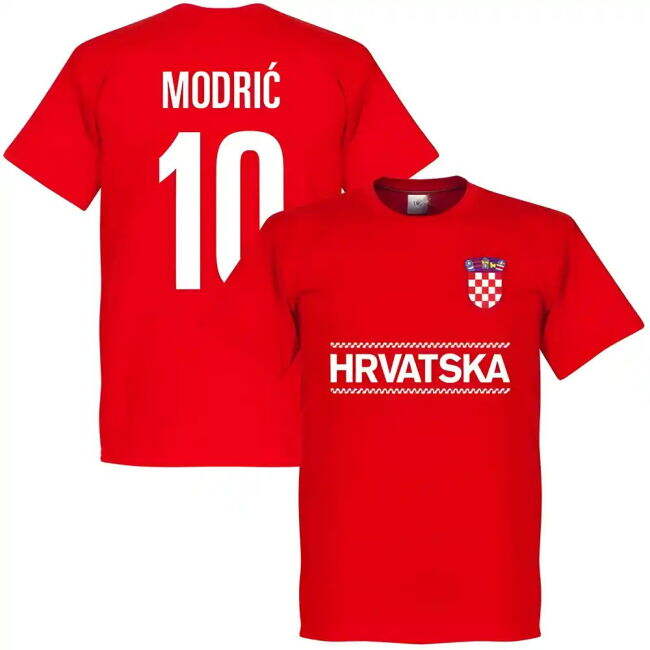 Official Croatia Luka Modric Quality Match Jersey Lightweight Soccer