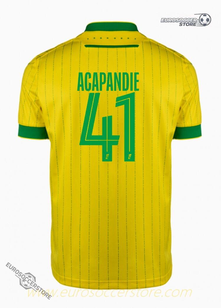FC Nantes 25-26 Season ACAPANDIE 41 Home Jersey