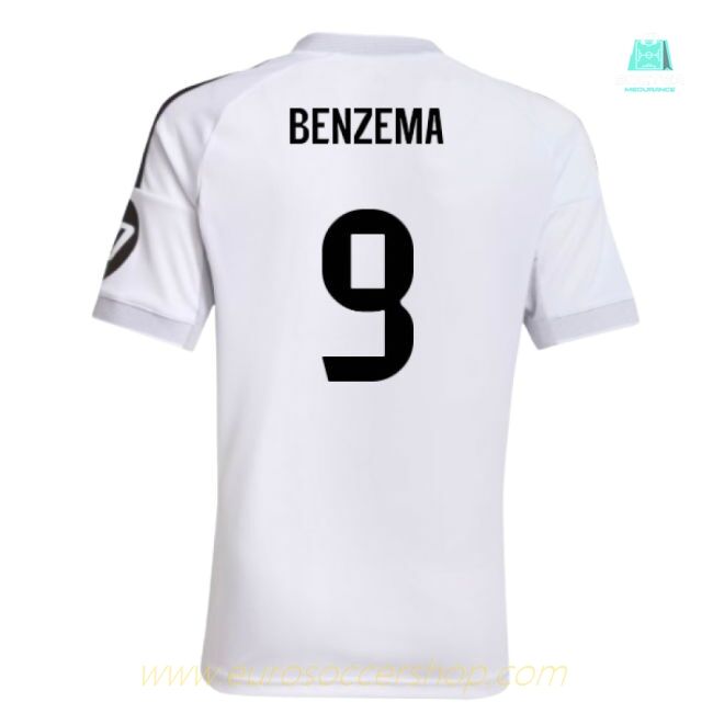 2025-2026 Real Madrid Home Shirt (Kids) (Benzema 9)