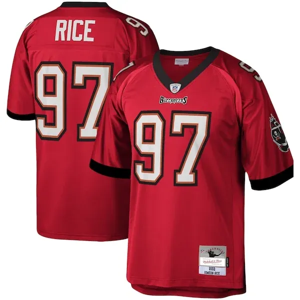 None Simeon Rice Replica Jersey - Red | NFL Player Jersey | NFL Footba