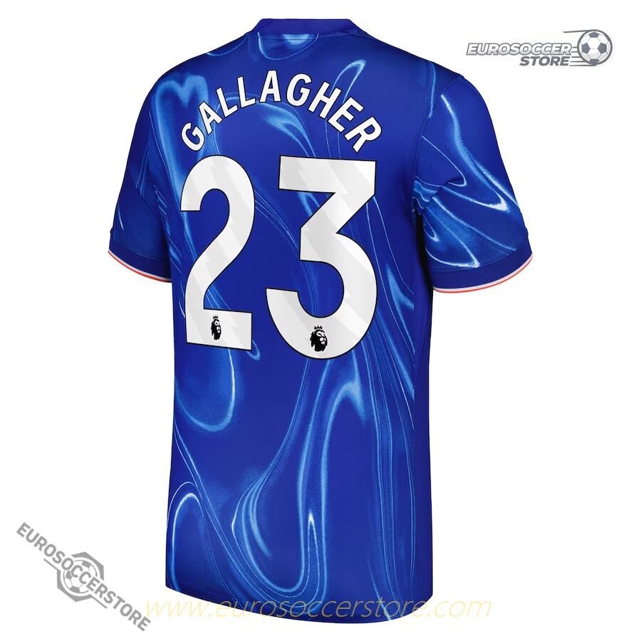 Chelsea's 24-25 Home Jersey Featuring Gallagher with Number 23