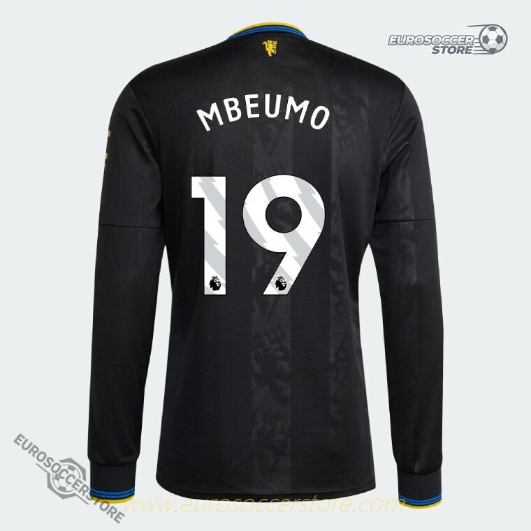 Manchester United 25-26 Season Third Long Sleeve MBEUMO 19 Football Jersey
