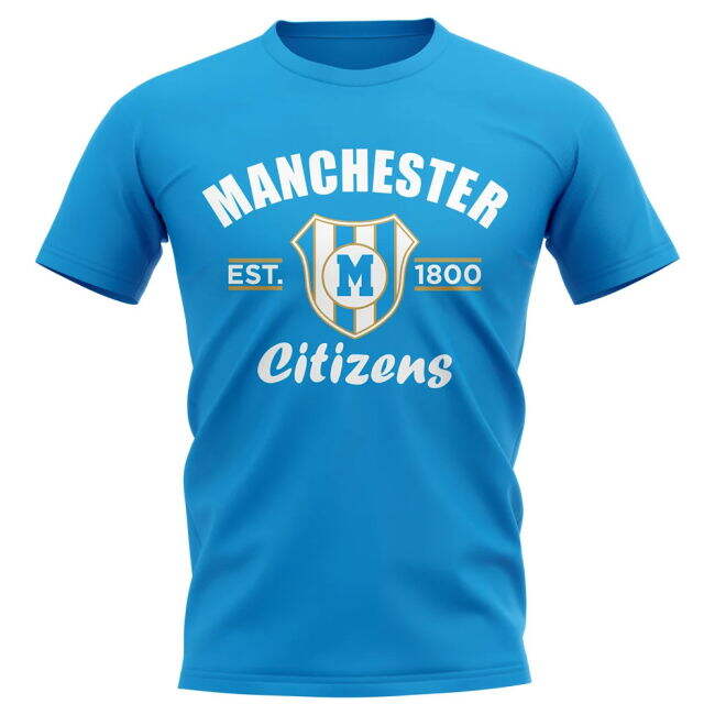 Chic Man City Man City Established Football T-Shirt (Sky) for Train...