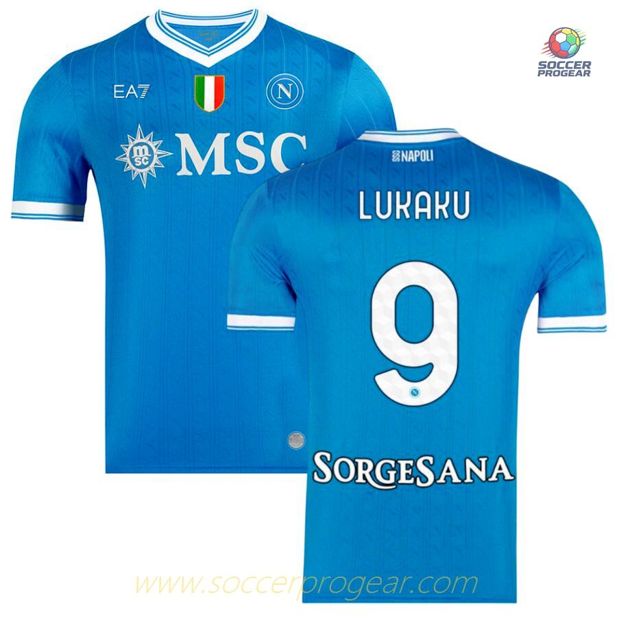 Naples Home Football Jersey 2025/26 Collection Lukaku