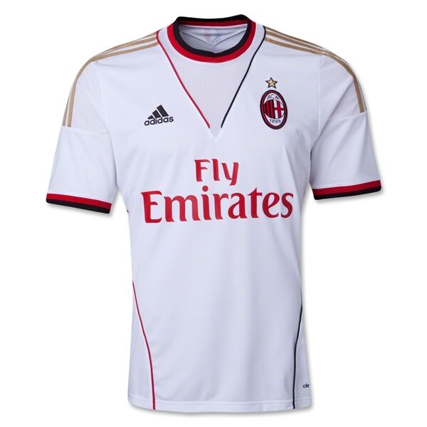 13-14 AC Milan 10 Prince Away White Soccer Shirt - Official Replica