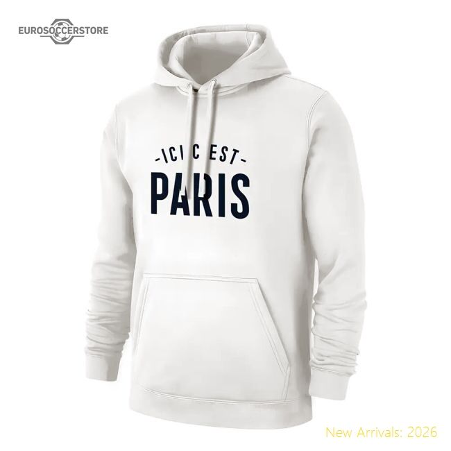 Performance Performance Paris Ici Cest 21 Footer With Hood, White