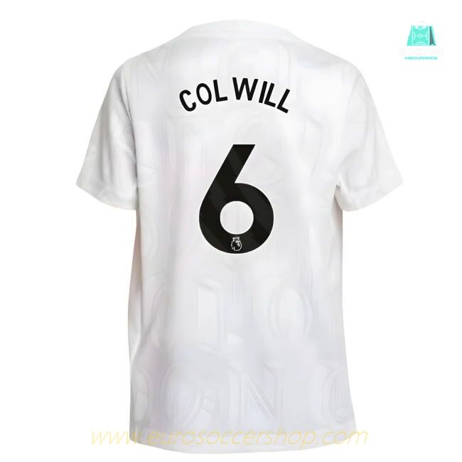 2025-2026 Chelsea Pre-Match Shirt (White) - Kids (Colwill 6)