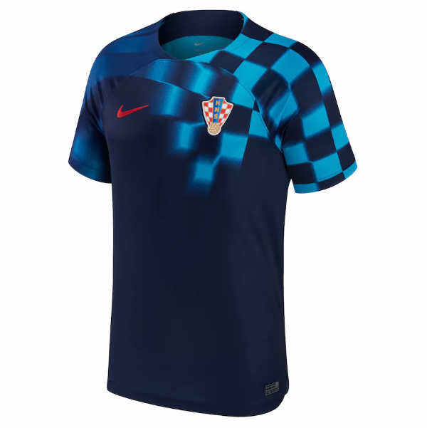 Croatia World Cup 2022 Soccer Shirt Away Blue Football shirt - World
