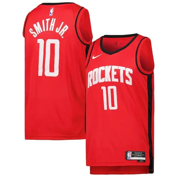 Jabari Smith HOU Swingman Jersey - genuine swingman-jersey - Red