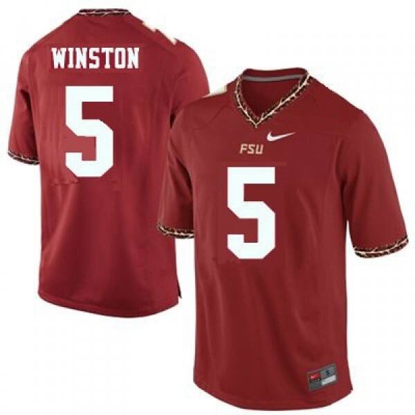 Jameis Winston Florida State Seminoles #5 Nike Men Red Official