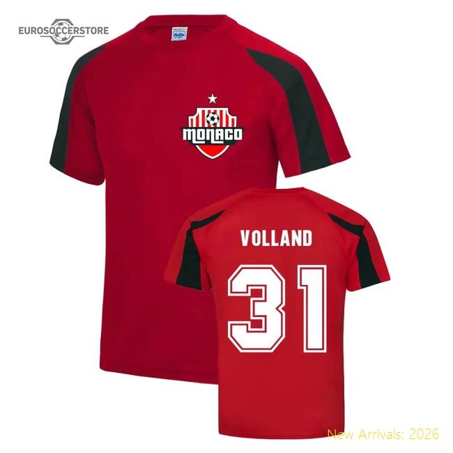 Authentic Kevin Volland Monaco Sports Training Jersey (Red)